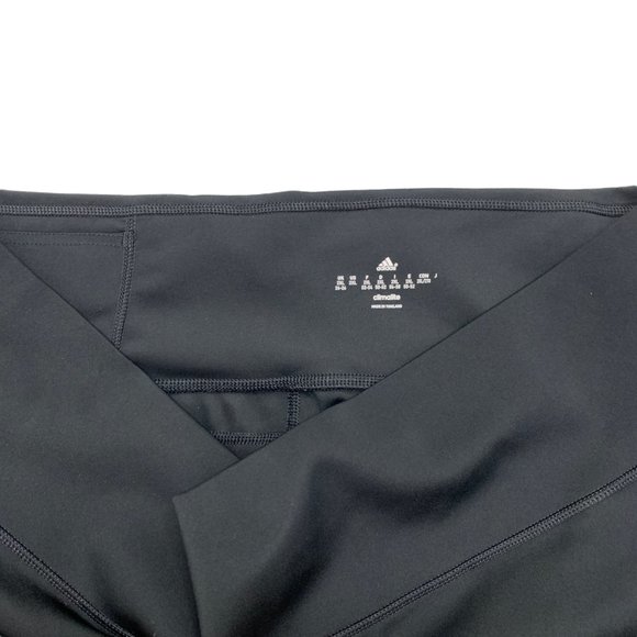 Adidas, 2XL, polyester black active crop leggings - Picture 2 of 3